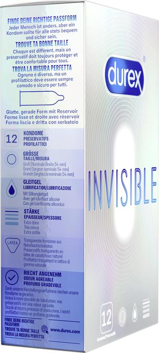 Produktbild Durex Invisible Extra Sensitive (12 Stk.)