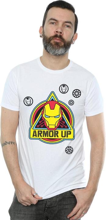 Produktbild Iron Man Armor Up Badge TShirt (L)