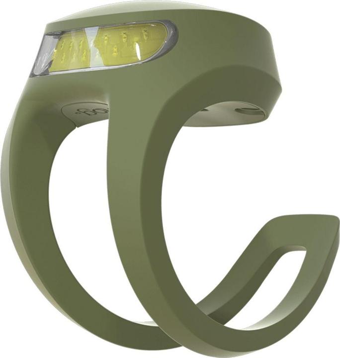 Actual product image knog. Frog V3 Rechargeable Light, white LED, army-jacket-green (45 Lumen) (40 lm)