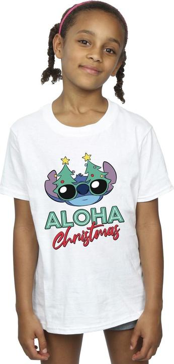 Produktbild Disney Lilo And Stitch Christmas Tree Shades TShirt Mädchen (152, 158)