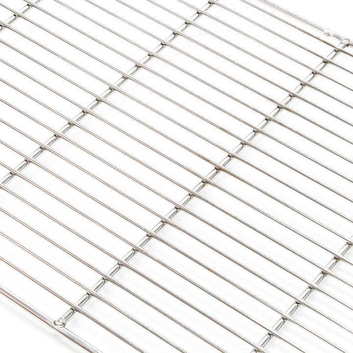 Image du produit Wiltec Grille de barbecue Carrée en Acier fin 54 x 34 cm Barbecue boule et Barbecue rond Grillade Te