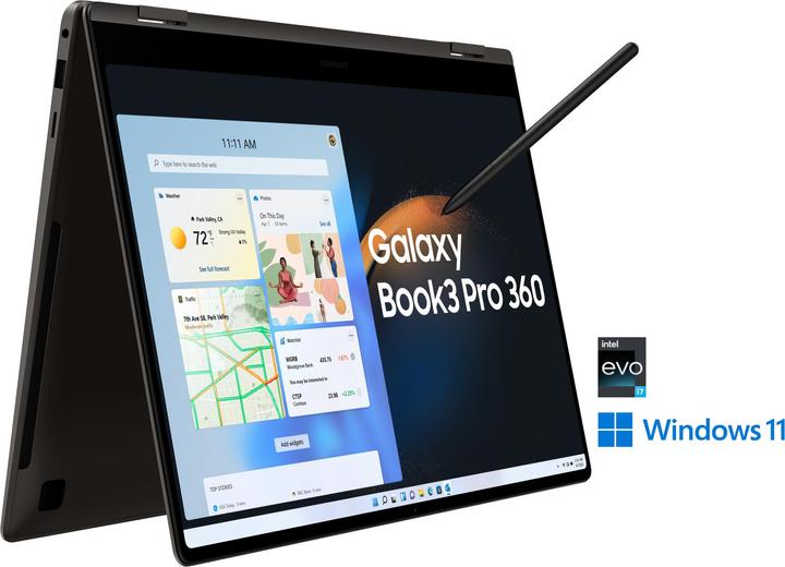 Immagine prodotto Samsung Galaxy Book3 Pro 360 (16", Intel Core i7-1360P, 16 GB, 512 GB, DE)
