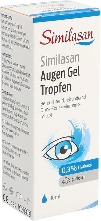 Immagine prodotto Similasan Gocce gel per gli occhi 0,3% di acido ialuronico (10 ml, 10 ml)