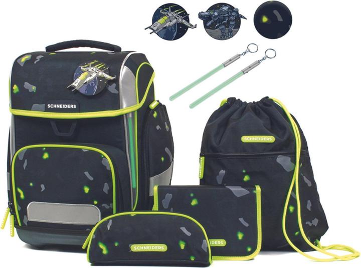 Schneiders Schultaschenset Outer Space Black (22 l)