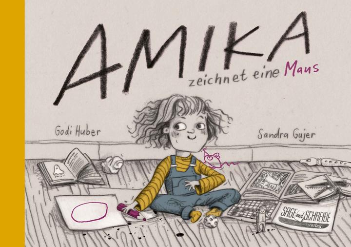 Immagine prodotto Amika zeichnet eine Maus (Tedesco, Godi Huber, 2021)