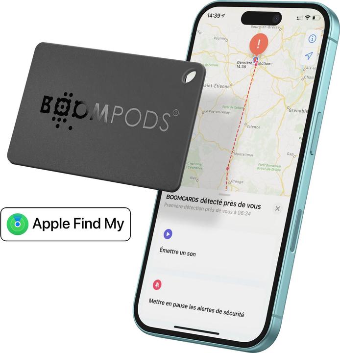Produktbild Boompods Boomcard schwarz