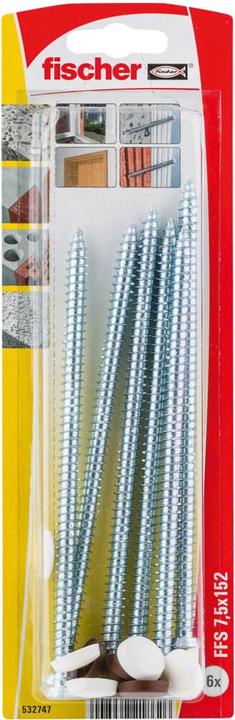 Productafbeelding Fischer Kozijnschraper FFS 7,5x152 K (6) (6 Pcs.)