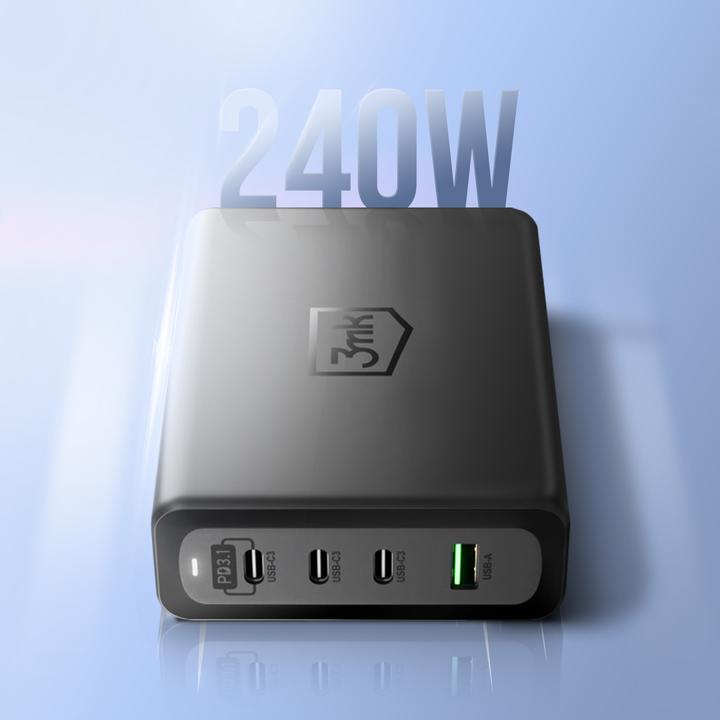 Image du produit 3MK Station de charge Hyper 240W stacja ładująca (140 W)