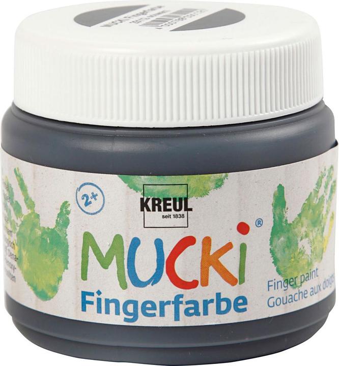 Produktbild Mucki Fingerfarbe (Black, 150 ml)