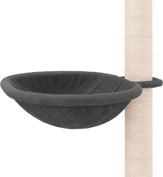 Actual product image VidaXL Kratzbaum Deckenhoch Dunkelgrau 263,5-289,5cm Katzenbaum Kletterbaum (289.50 cm, Dark grey)