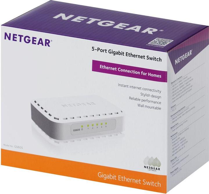 Produktbild Netgear Gs605-400pes (5 Ports)