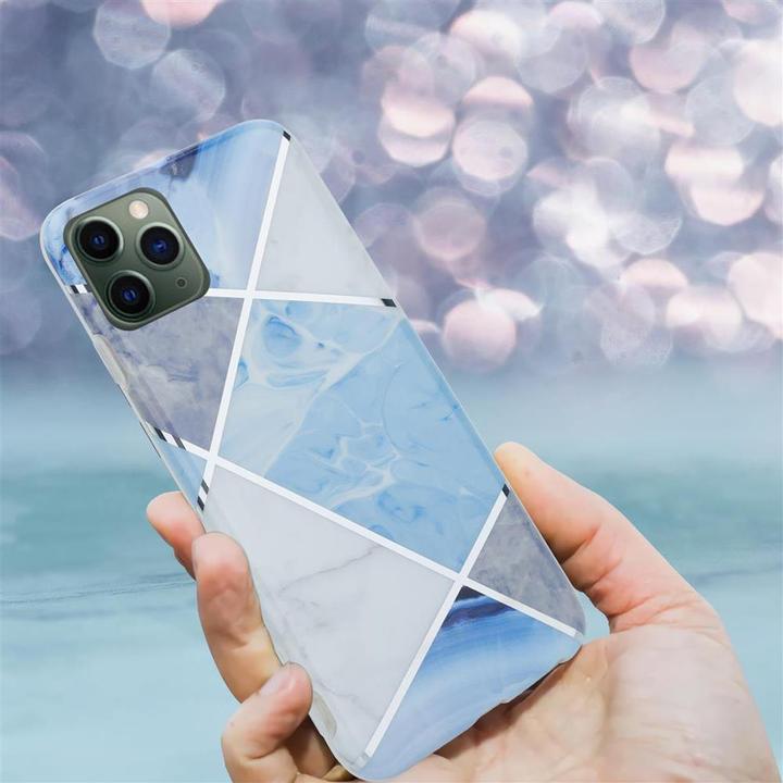 Actual product image Cadorabo IMD TPU Colorful Marble Cover (Apple iPhone 12 mini)