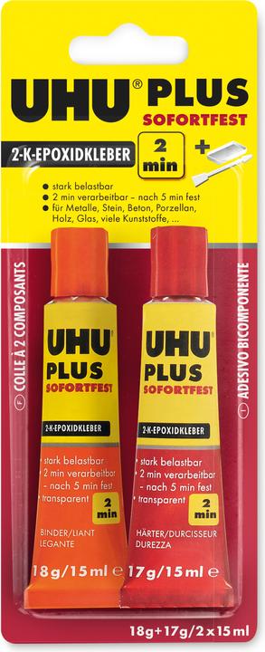Produktbild UHU Plus Sofortfest (35 g, 35 ml)