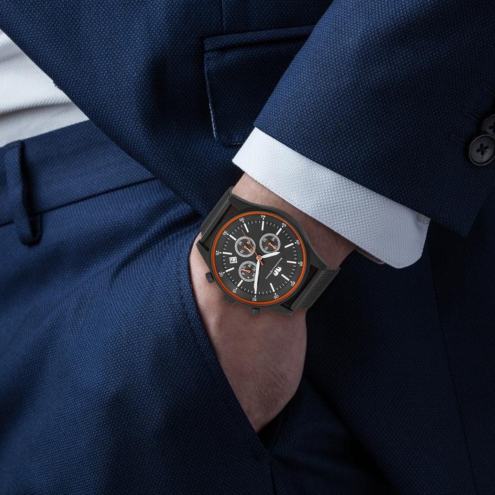 Immagine prodotto Cronografo da uomo Goodwill in acciaio inossidabile nero - 26523 (Cronografo, 43 mm)