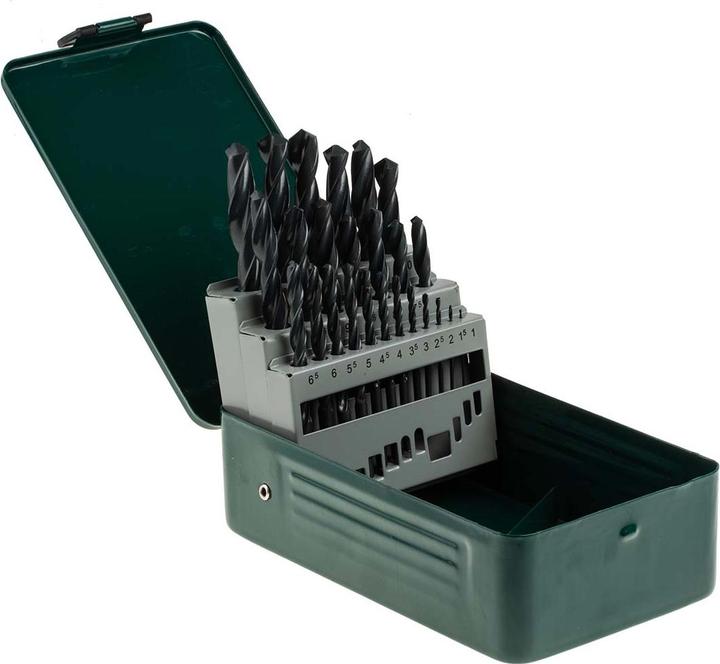Produktbild Bosch Zubehör Metallbohrer-Set HSS-R, 25-teilig, 1 - 13 mm (1 mm, 1.5 mm, 2 mm, 2.5 mm, 3 mm, 3.5 mm, 4 mm, 4.5 mm, 5 mm, 5.5 mm, 6 mm, 6.5 mm, 7 mm, 7.5 mm, 8 mm, 8.5 mm, 9 mm, 9.5 mm, 10 mm, 10.5 mm, 11 mm, 11.5 mm, 12 mm, 12.5 mm, 13 mm)