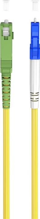 Produktbild Goobay Glasfaserkabel FTTH, Singlemode OS2 Yellow, Gelb Simplex, 0,5 m (S/UTP, CAT7, 0.50 m)