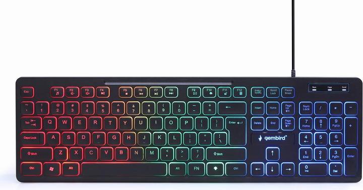 Immagine prodotto Gembird KBS-UML-01 Set da tavolo retroilluminato 3 in 1 nero Layout USA KBS-UML-01 (US, Cablato)