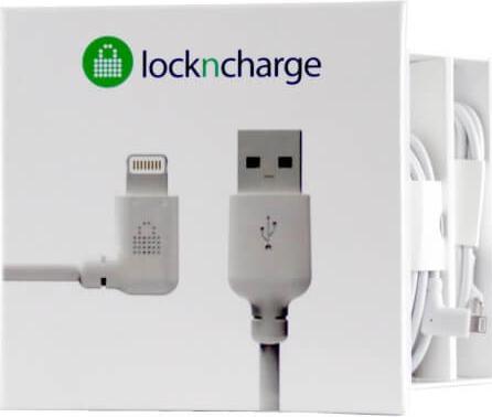 Actual product image LocknCharge MFI Lightning cable angled 03 m (0.30 m)