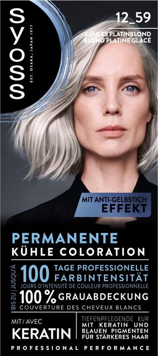 Actual product image Syoss Coloration 12 59 Kühles Platinblond (12 59 Cool platinum blonde)