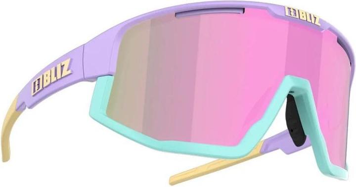 Matt Pastel Purple, Brown w Pink Multi