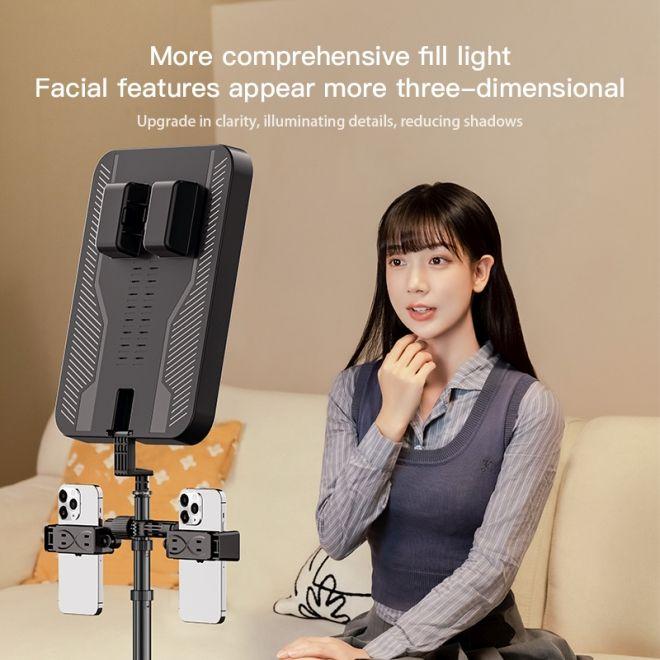 Actual product image Old Shark Foldable 14 inch LED video lighting photo selfie light kit with tripod (Video light)