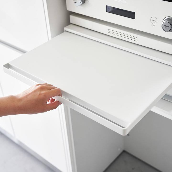 Actual product image Yamazaki Pull-out tray with drawer for TOWER worktop
