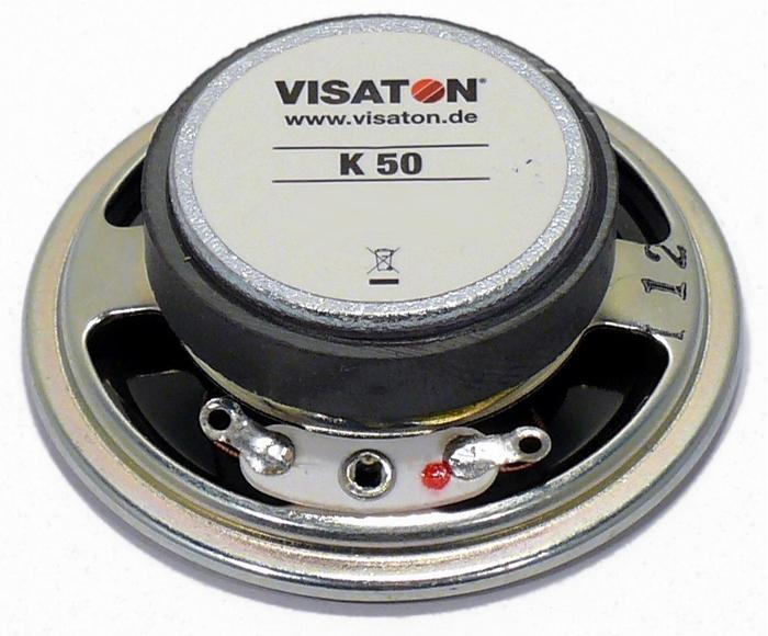 Actual product image Visaton Full range loudspeaker K 50, 8 Ohm