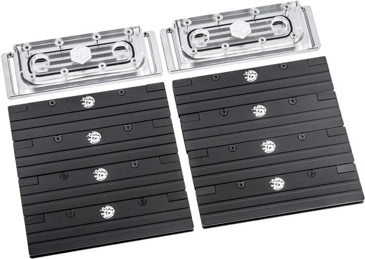 Actual product image Bitspower Memory cooler, ARGB - transparent 8-pack