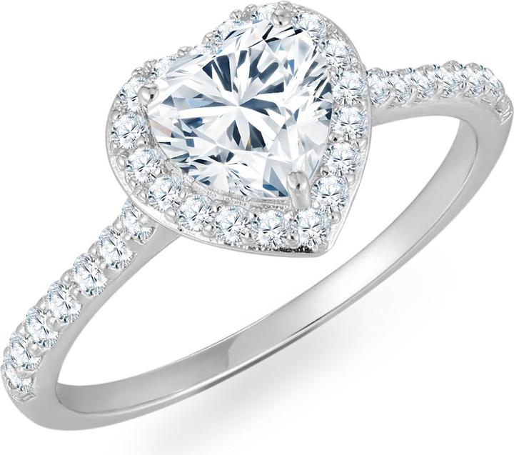 Produktbild Trilani Damen Ring Herz Sterling Silber - 36068 (54, 925 Silber)