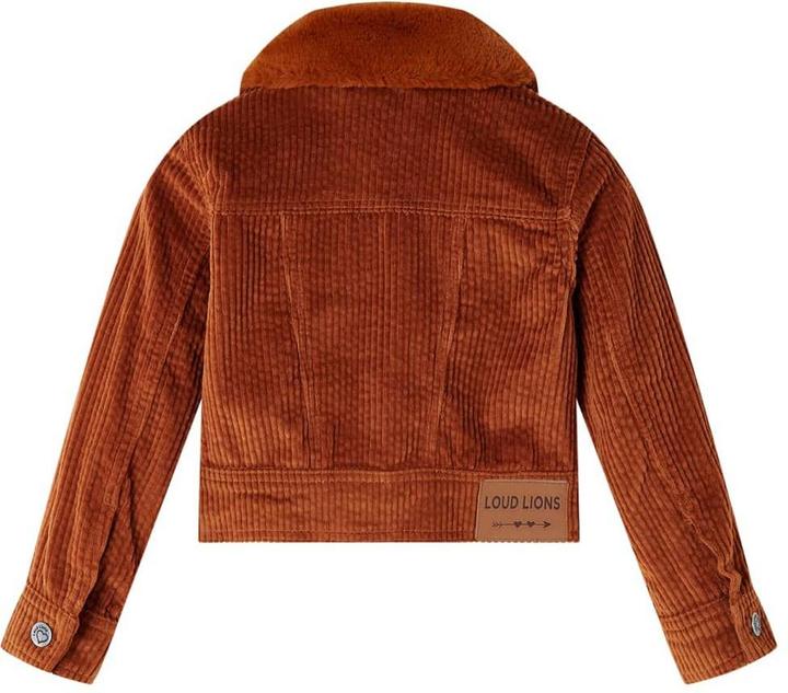 Immagine prodotto VidaXL Giacca da bambino in velluto a coste cognac 116,Materiale esterno: velluto a coste (100 (116)