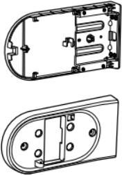 Actual product image Poly Kits Glass Mount Wht Tc10