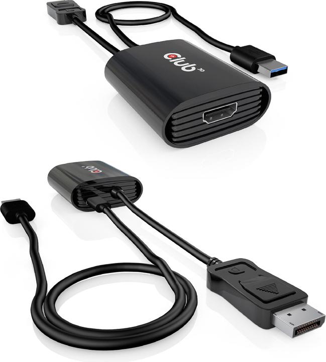 Produktbild Club 3D Adapter DP 1.4 auf HDMI 4K120Hz HDR Aktiver Adapter (HDMI, 6.20 cm)