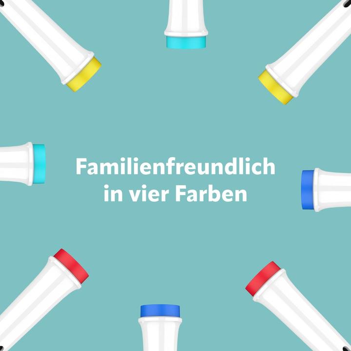 Produktbild Ora-Care Ersatzbürsten Precision Clean kompatibel mit Oral-B 8er Pack (8 x)