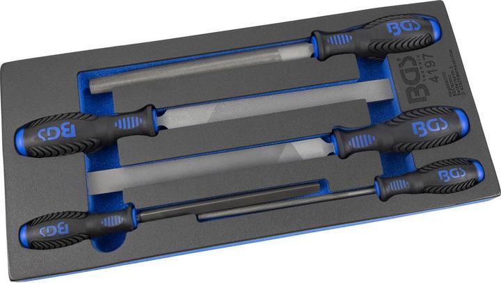 Actual product image BGS Tool Tray 1/3: Machinist's File Set 5 pcs.