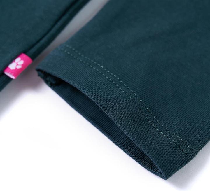 Immagine prodotto VidaXL Camicia da bambino a maniche lunghe verde scuro 140,Materiale: 95 (140)