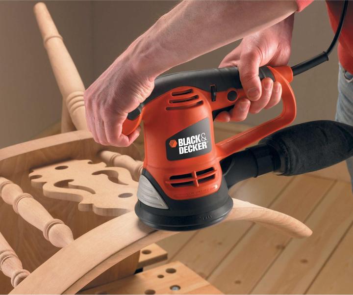 Image du produit Black & Decker Ponceuse orbitale aléatoire KA191EK (Ponceuse excentrique, 480 W)