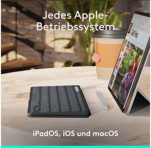 Actual product image Logitech Keys To Go 2 for iPad (CH, Wireless)