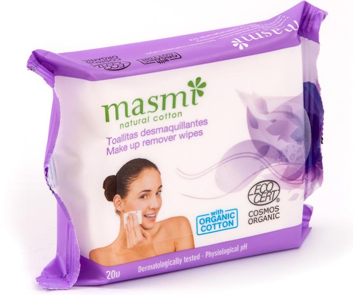 Image du produit Masmi Lingettes démaquillantes bio (Chiffons de nettoyage)