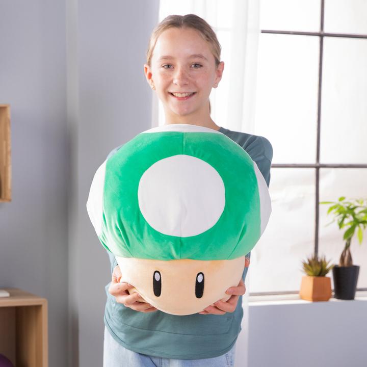 Actual product image Tomy Mario Kart: Mocchi Mocchi 1-Up Mushroom