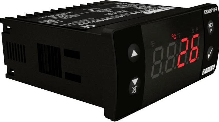 Actual product image Emko Temperature Controller ESM 3710 N Pt100 50 to 400 °C Relay 16 A (L x W H) 71 76 34.5 mm