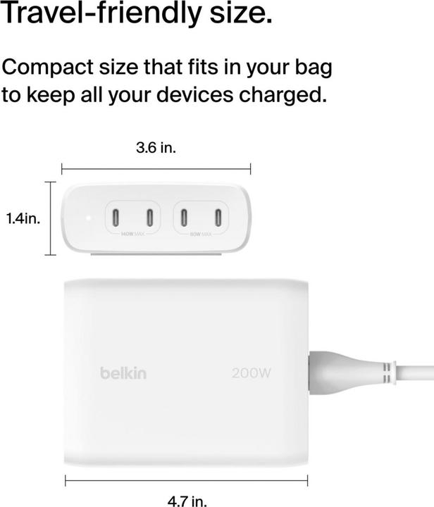 Actual product image Belkin BoostCharge Pro (200 W)