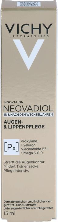 Image du produit Vichy Neovadiol yeux&lèvres soin multi-correction (Sérum, 15 ml, Jour + nuit)