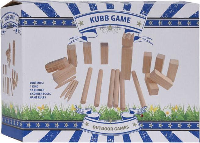 Actual product image Champ Wooden Kubb Game