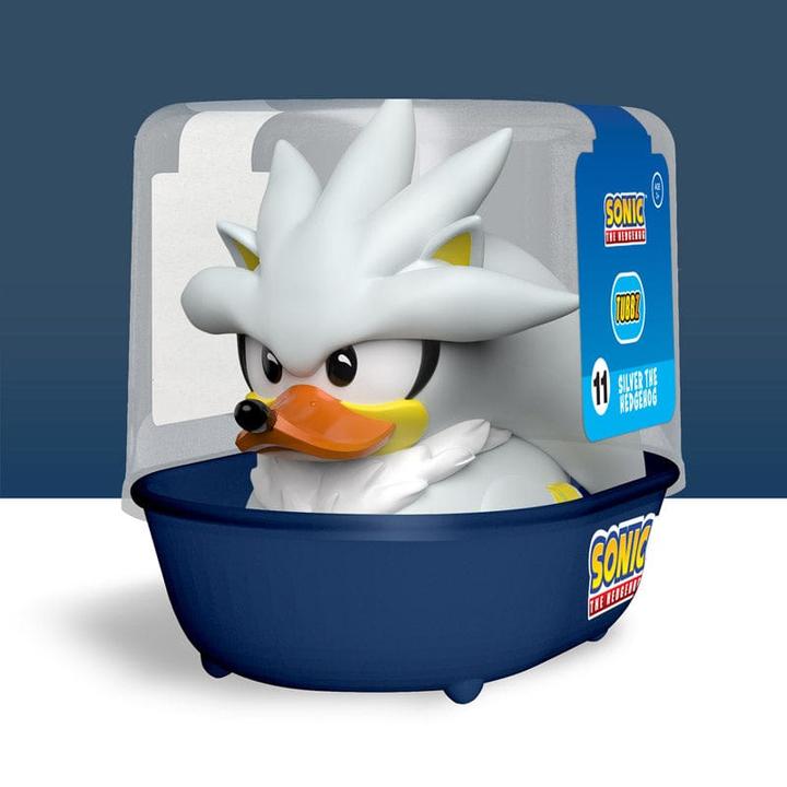 Actual product image Numskull Canard de bain - Sonic le Hérisson - Silver le Hérisson (Première Édition) - 9cm