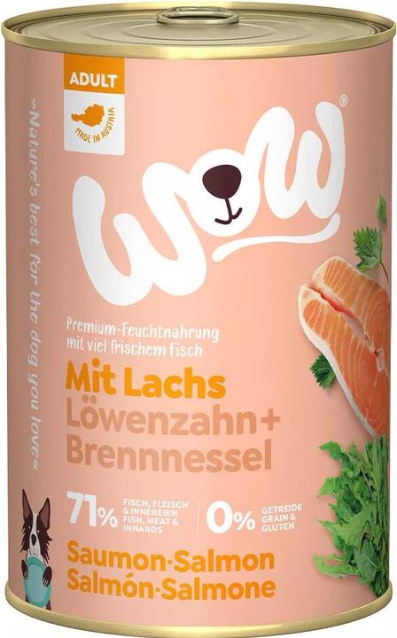 Produktbild WOW Adult, Lachs mit Tomate (Adult, 1 Stk., 400 g)