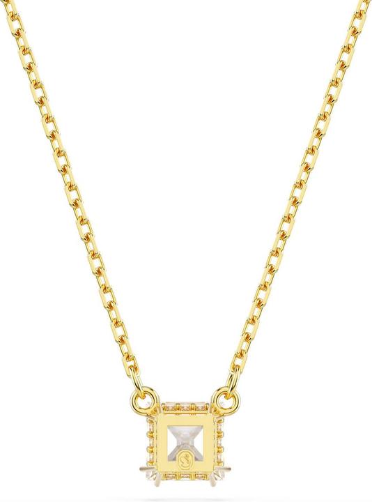 Immagine prodotto Swarovski Collana Stilla con taglio a cuscino in oro bianco (Metallo Swarovski, 38 cm)