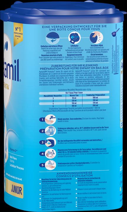 Immagine prodotto Aptamil Pronutra Junior 18+ (800 g, a partire da 18 m.)