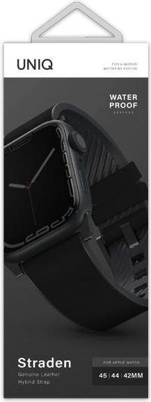 Produktbild Uniq Straden (42 mm, 44 mm, 45 mm, 49 mm, Leder, Apple Watch Series 1, Apple Watch Series 2, Apple Watch Series 3, Apple Watch Series 4, Apple Watch Series 5, Apple Watch Series 6, Apple Watch Series 7, Apple Watch Series 8, Apple Watch Series 9, Apple Watch SE, Apple Watch Ultra, Apple Watch Ultra 2)