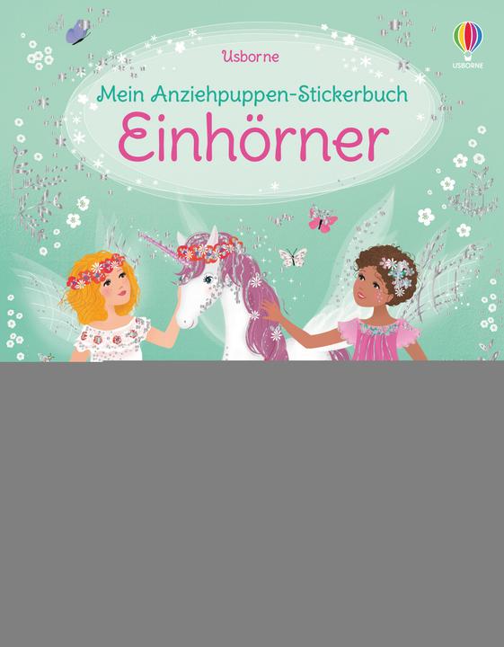 Produktbild Mein Anziehpuppen-Stickerbuch: Einhörner