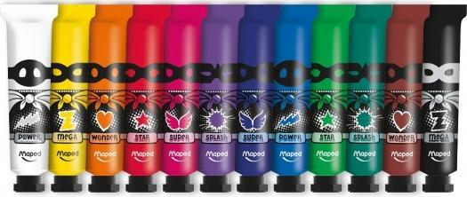 Immagine prodotto Maped Gouache 12ml PU=12 colori in scatola (Ordinati, 12 ml)